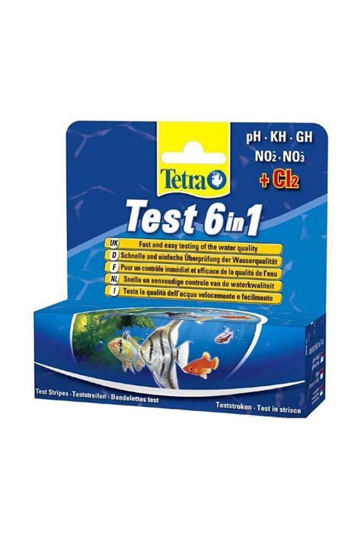 Tetra Test Çubuğu 25 Adet Test 6in1 Stick