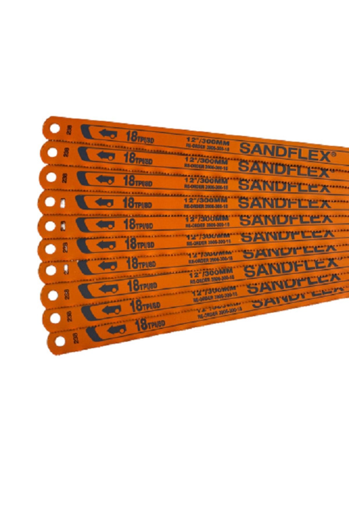 Bahco Sandflex Testere Laması 10 Adet 18 Tpı- 12*300 Mm