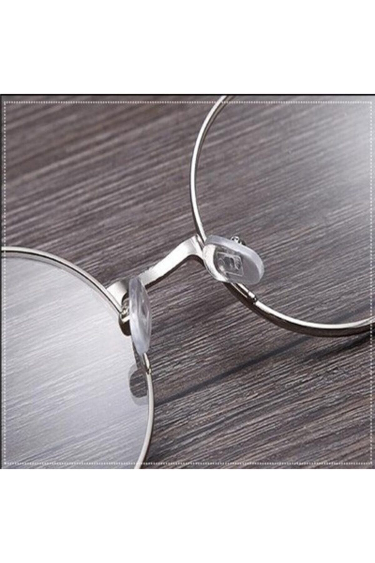 Retro Yuvarlak Gözlük Şeffaf Gözlük