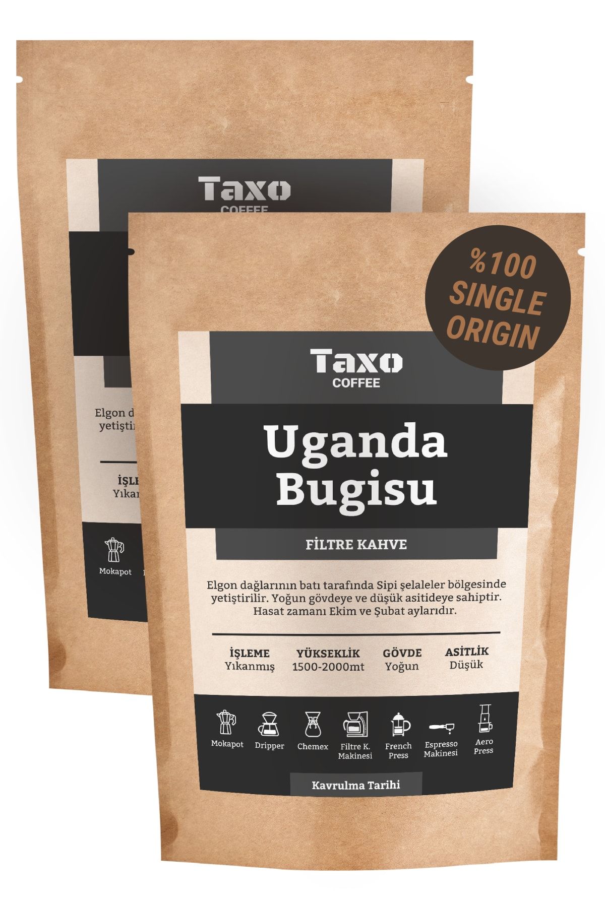 Taxo Coffee Uganda Bugisu 1kg Filtre Kahve