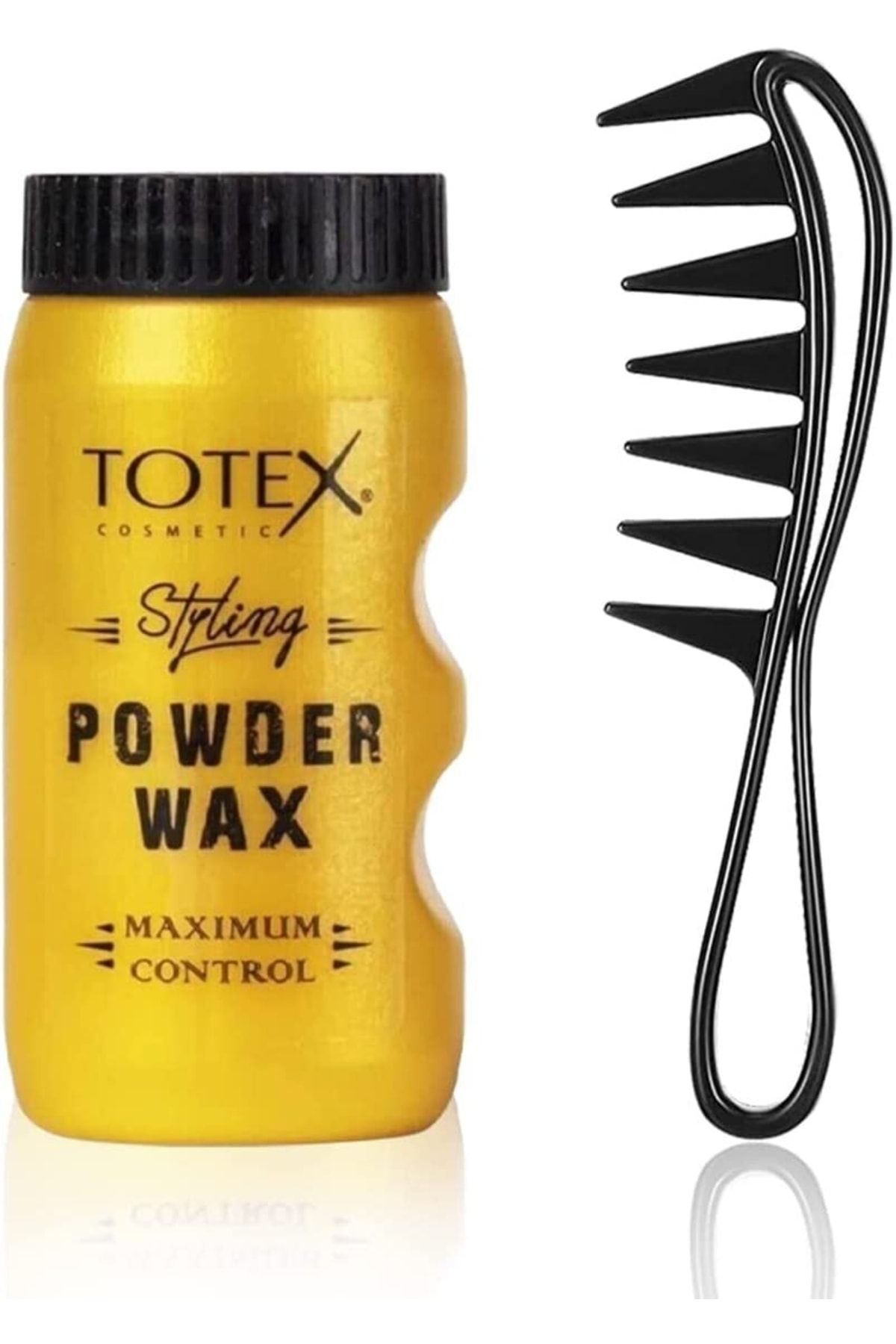 TOTEX Saç Şekillendirici Tekstüre Edici Toz Wax 20g | + Saç Sakal Şekillendirici Antistatik Tarak