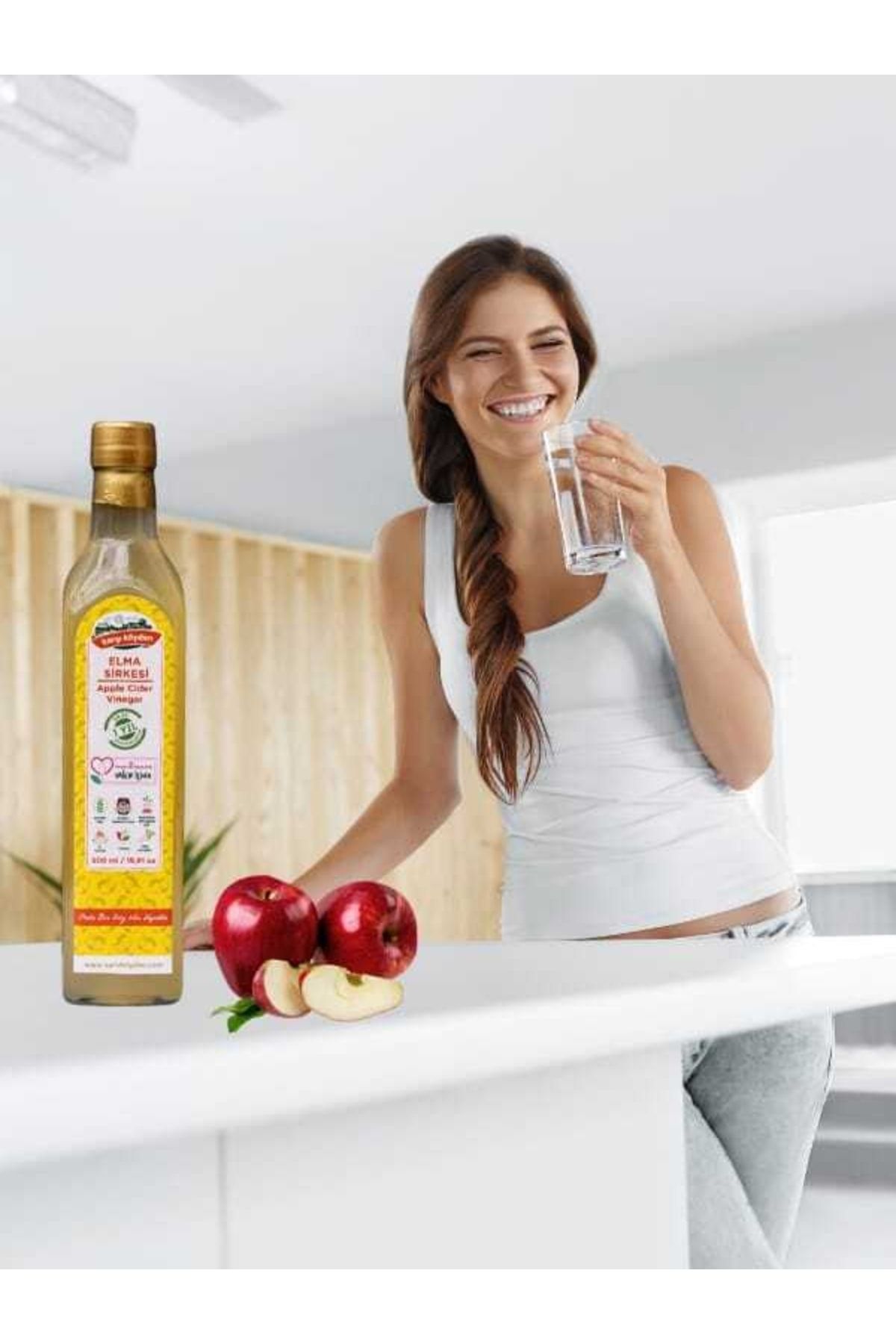Karşı Köyden Doğal Fermantasyon Elma Sirkesi, Apple Cider Vinegar, 500 ml