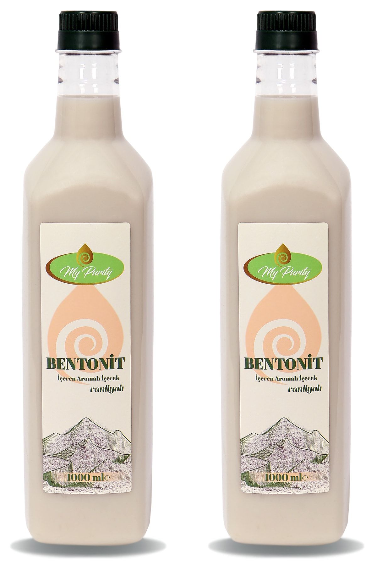 MyPurity Sıvı Bentonit Solüsyon - Içilebilir Bentonit Kili 2 Litre