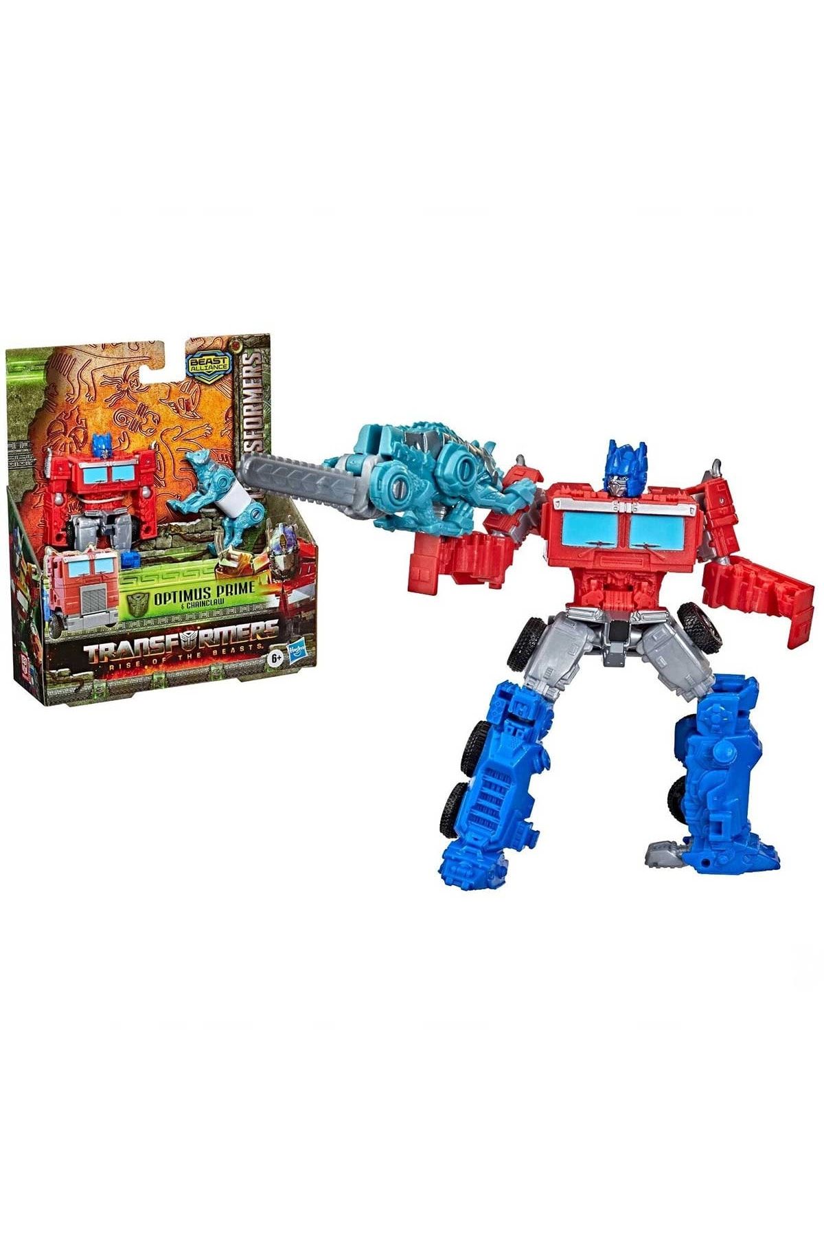 Hasbro Transformers Rise Of The Beasts Optimus Prime & Chainclaw Action Figür