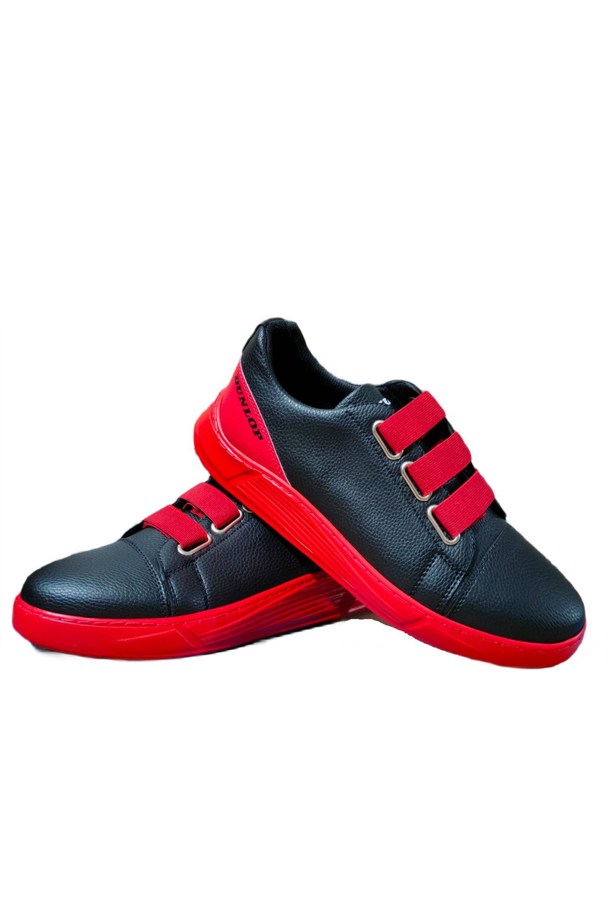 Dunlop 1207 Erkek Sneaker Günlük Spor Ayakkabı Siyah Kırmızı