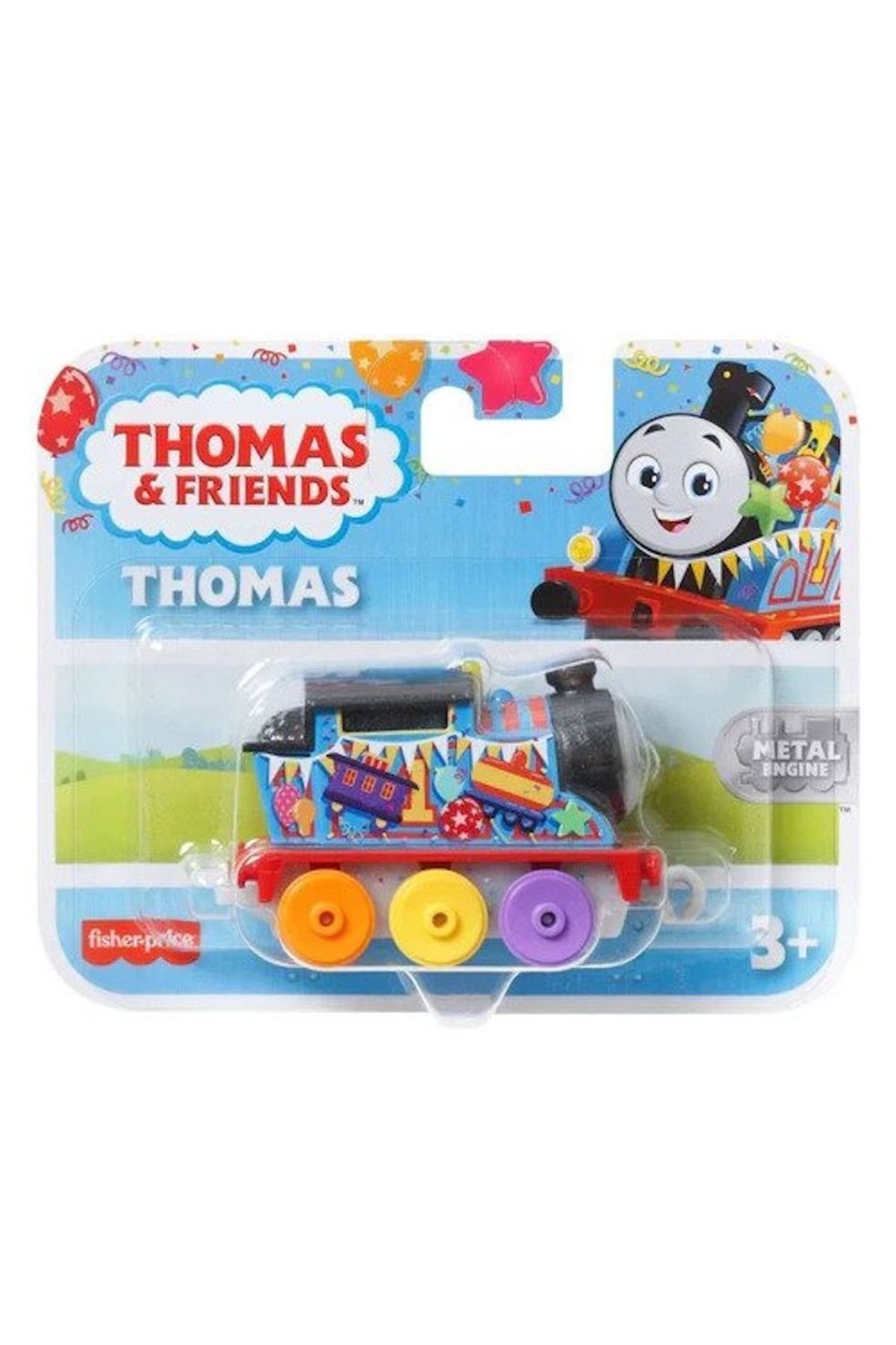 Mattel Thomas Ve Friends - Thomas Parti Treni Küçük Tekli Tren 7 Cm (sür-bırak) Hfx89