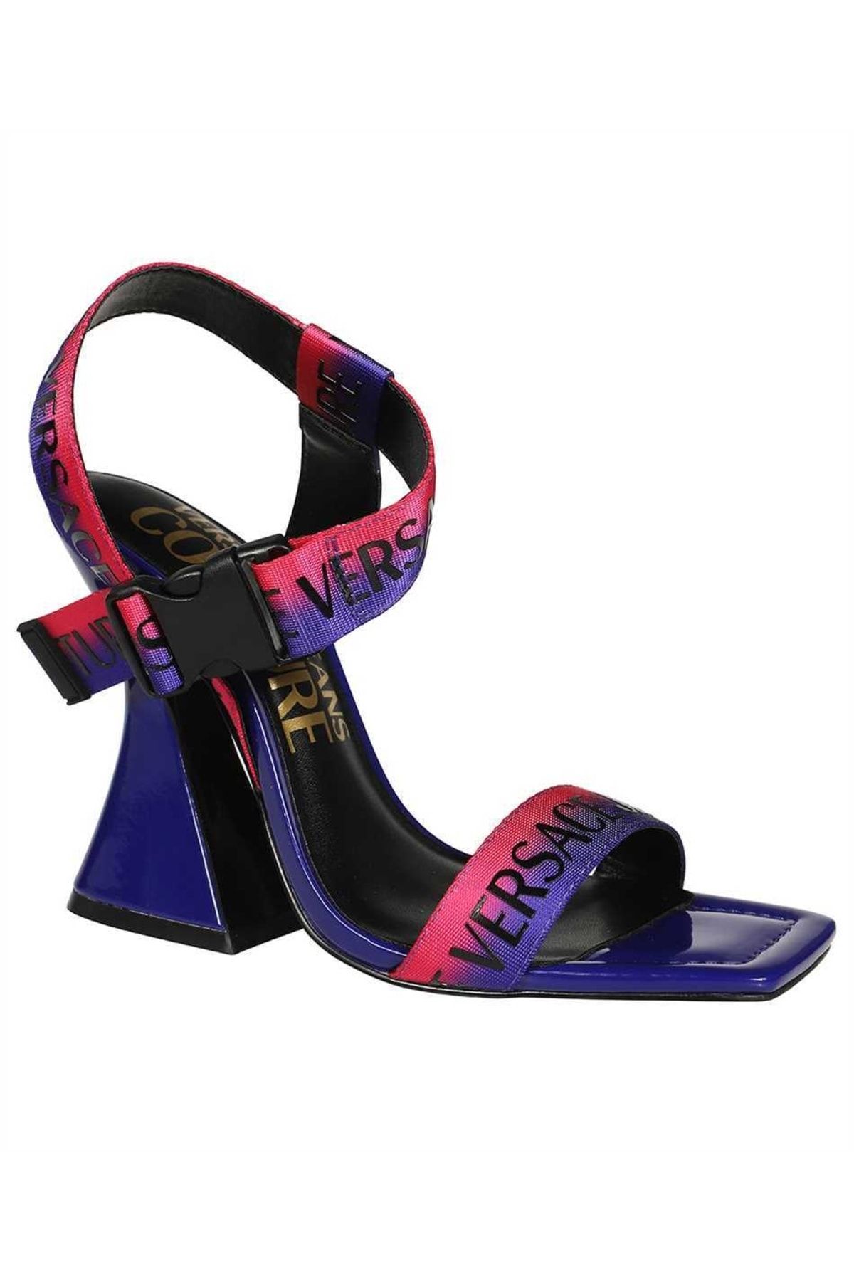 Versace Kadın Yüksek Topuklu Rahat Logolu Pembe Klasik Topuklu Ayakkabı 74va3s38 Zs595-pw8