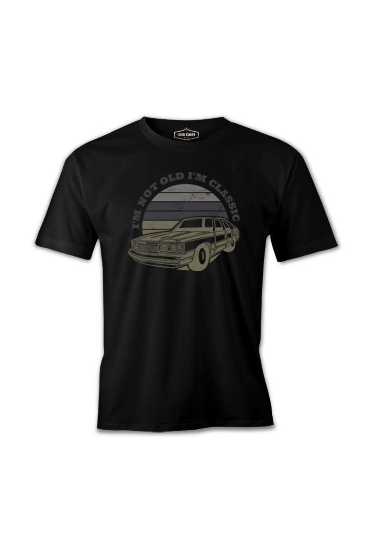 Lord T-Shirt Classic Cars Not Old Siyah Erkek Tshirt