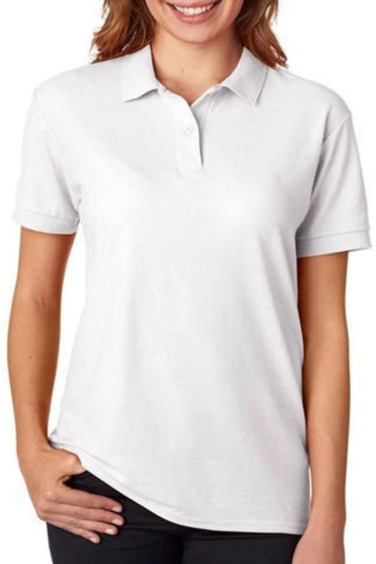 EKZMODA Ckm Mağazacılık polo Yaka Basic Örme Kadın Lakost T-shirt
