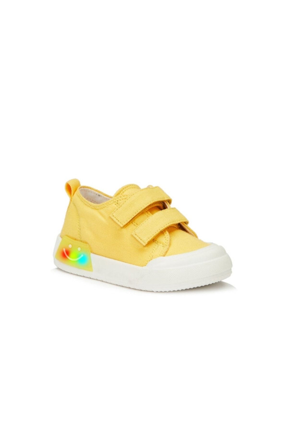 Vicco Luffy Unisex Çocuk Sarı Keten Işıklı Ayakkabı