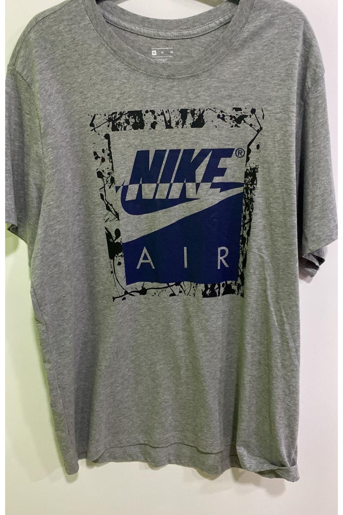 Nike Dj0604-060 Gri Spor T-shirt