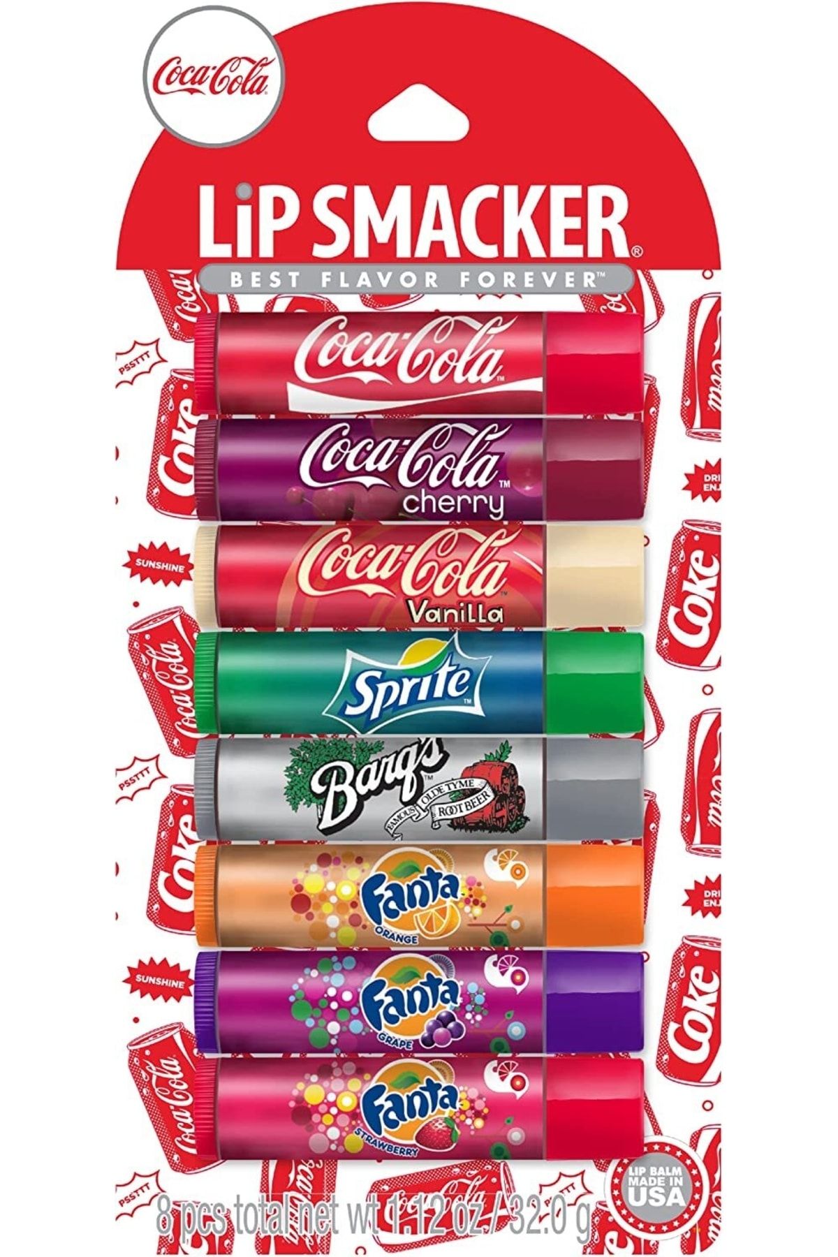 Coca-Cola Coca Cola Lip Smacker 8 Adet