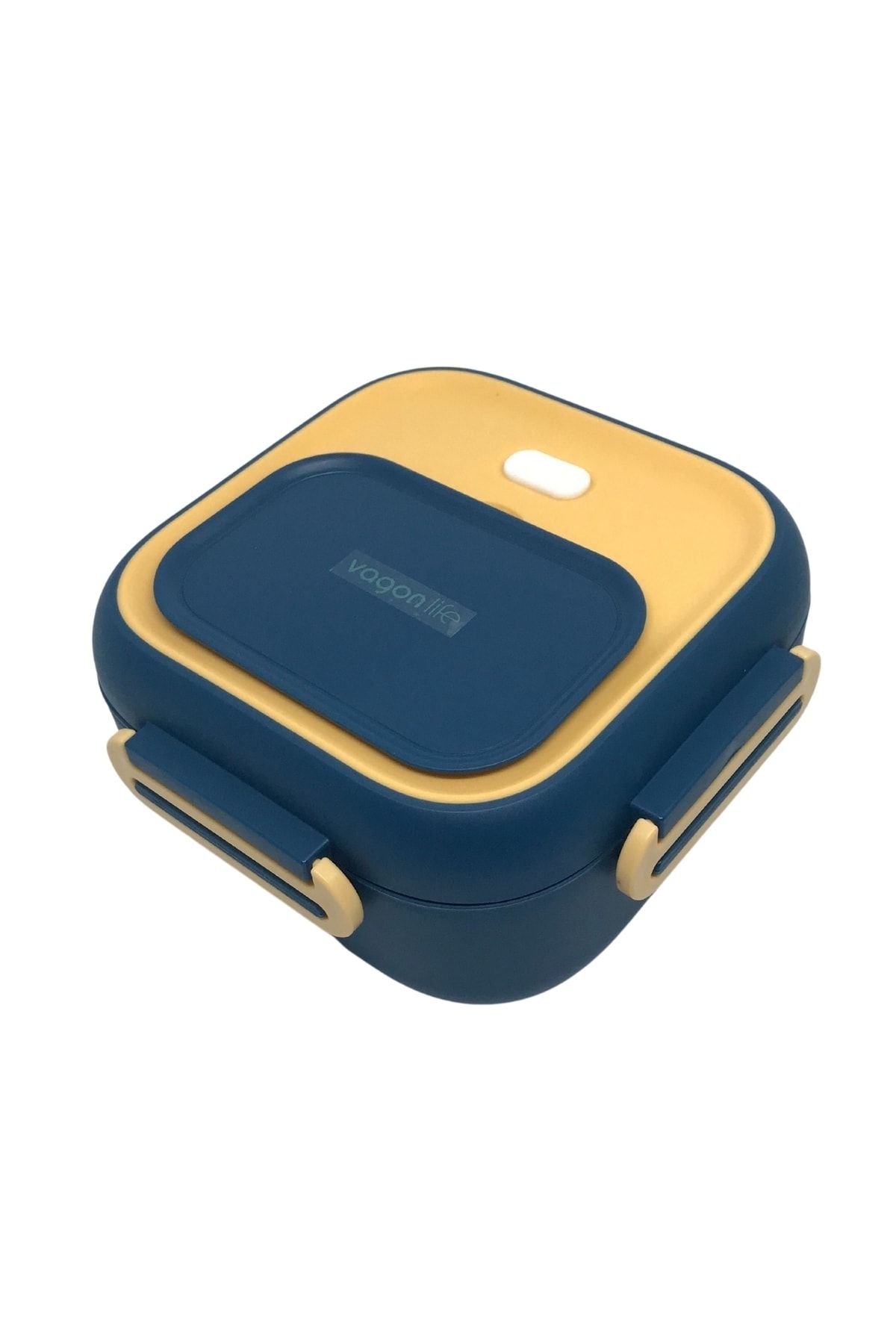 Vagonlife Bento 500ml Lunchbox Yeni Koleksiyon Tek Katlı Çelik Sefer Tası Yemek Kutusu