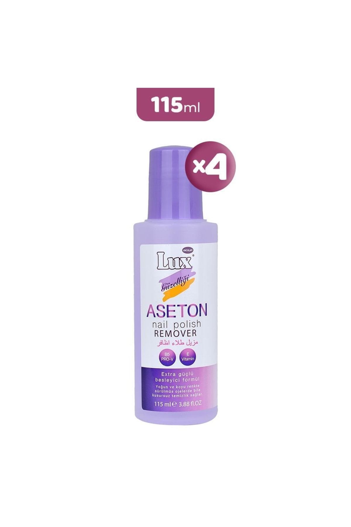 LUX Aseton 115 Ml X 4