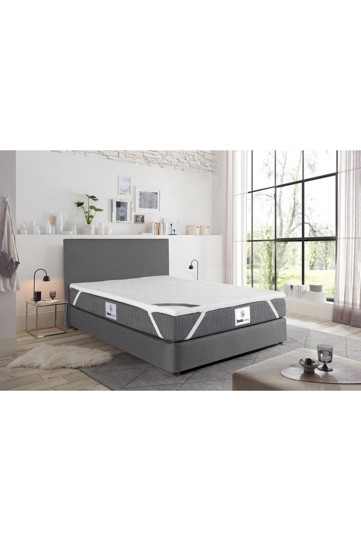 besa bedding Ortapedik Tek Ve Çift Kişilik 5cm Hiber Soft Yatak Pedi