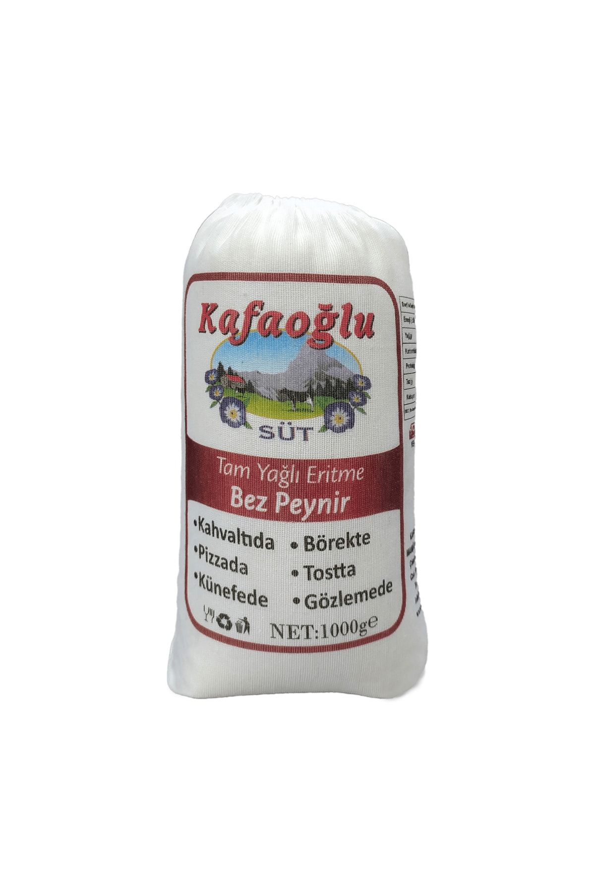 KAFAOĞLU SÜT Kafaoğlu 1 Kg Tam Yağlı Eritme Bez Peynir