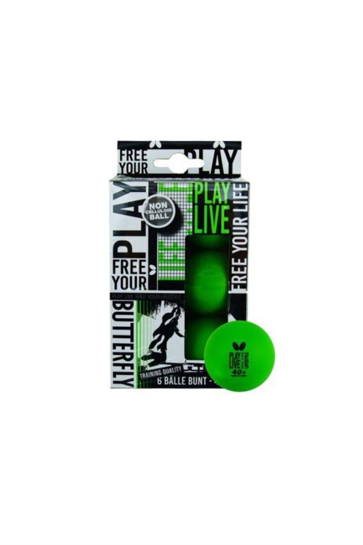 BUTTERFLY Free Your Style 6'lı Kutu Yeşil Antrenman Topu
