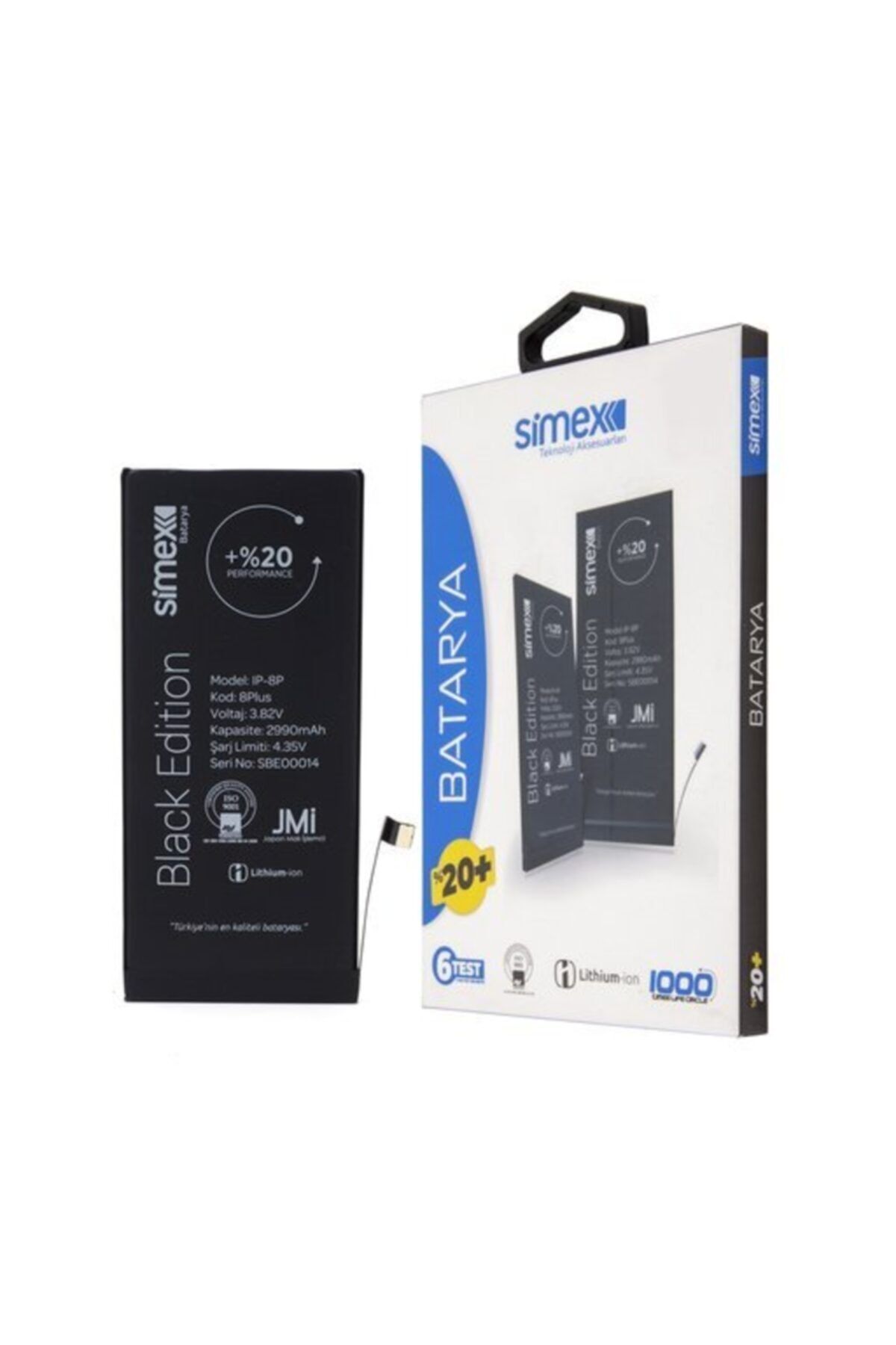 Simex Iphone 8 Plus Ile Uyumlu Sbt-01 Batarya
