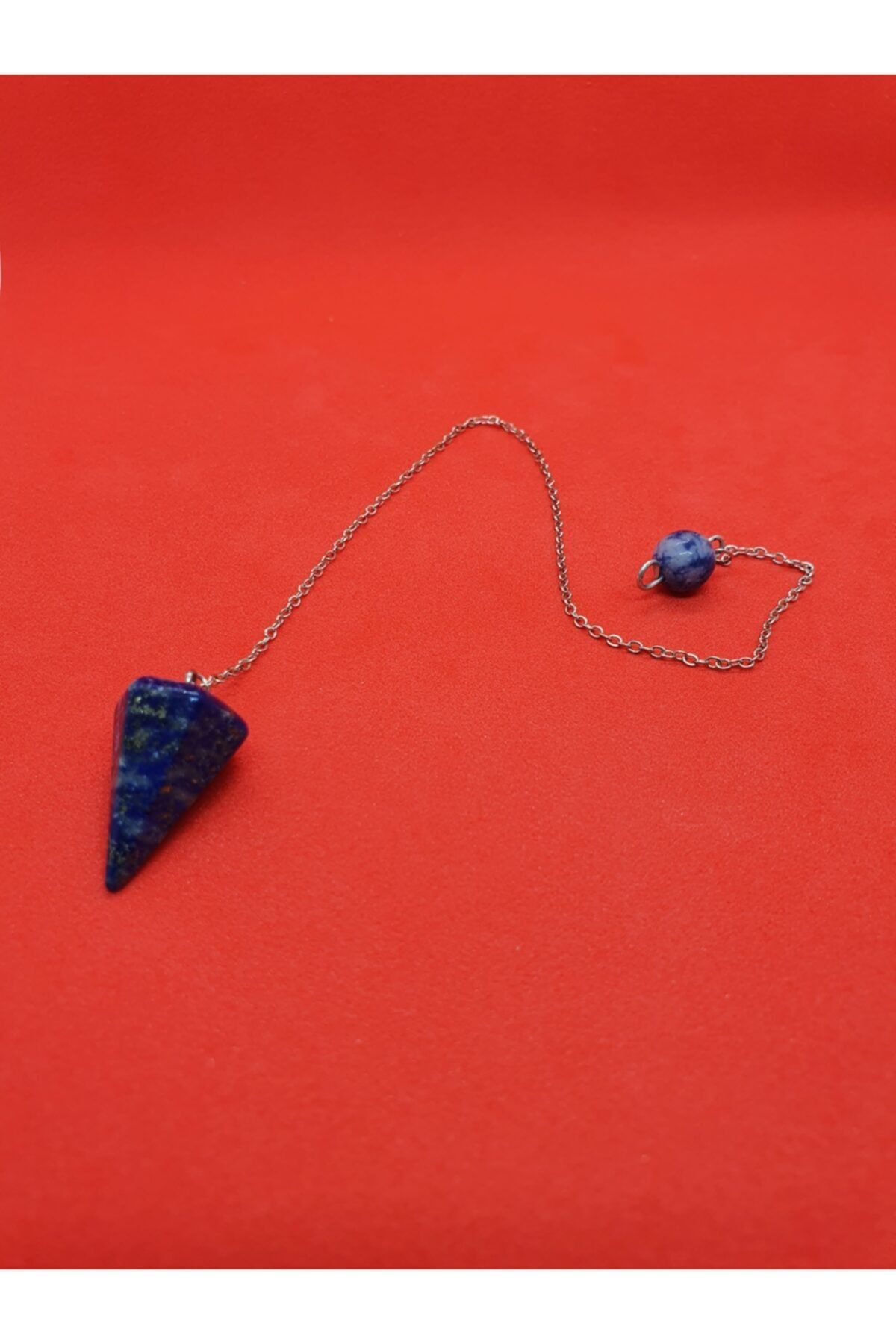 GÜMÜŞTEL EL SANATLARI Sertifikalı Doğal Lapis Lazuli Doğal Taş Pandül