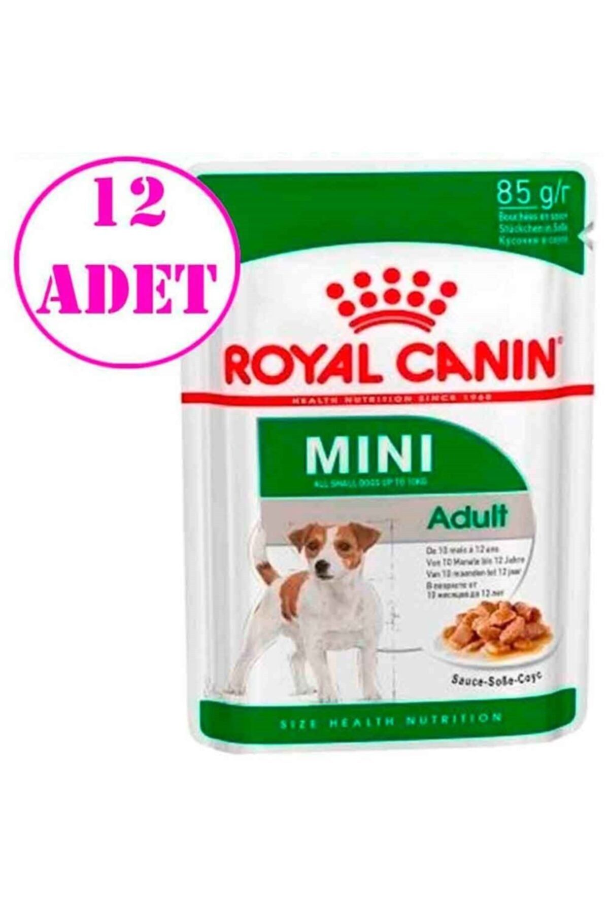 Royal Canin Mini Adult Köpek Konservesi 85 gr 12 Adet