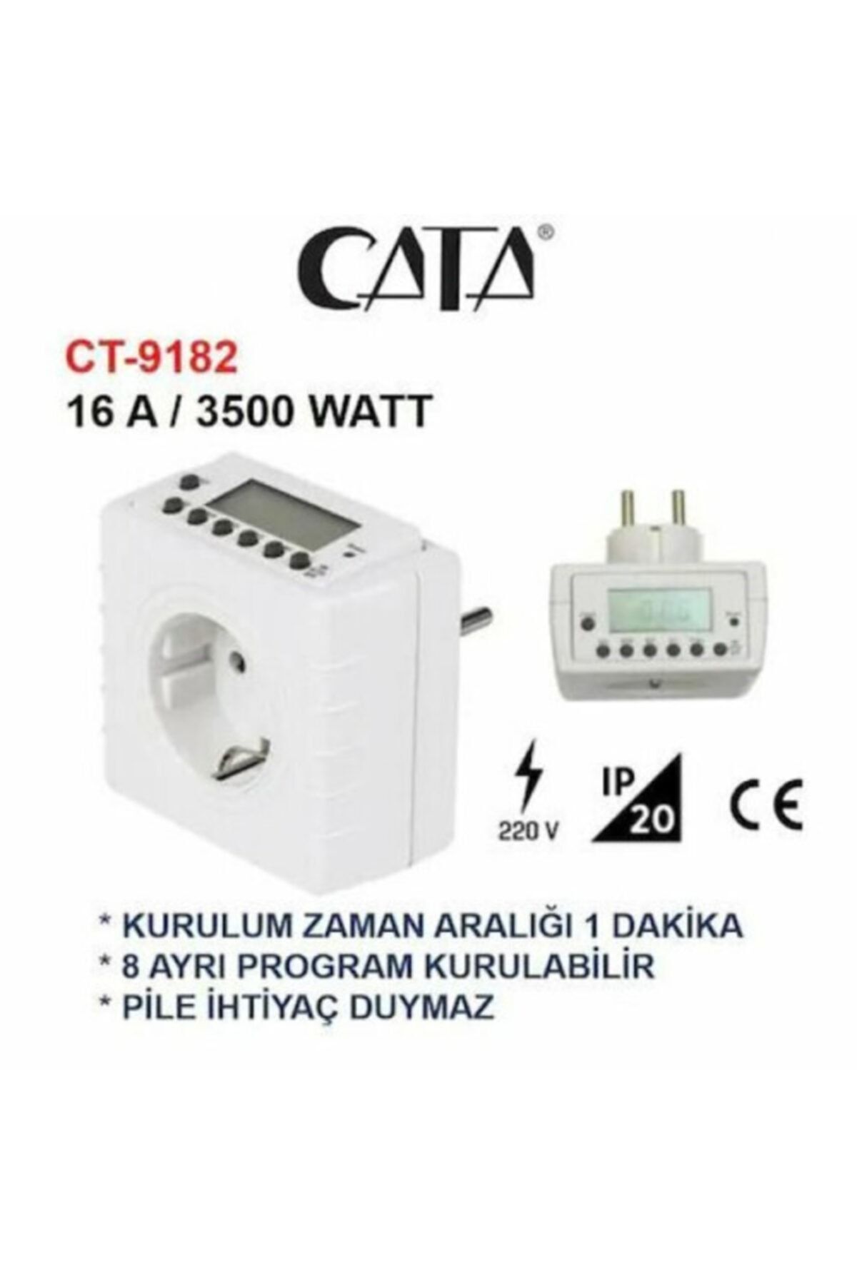 Cata Ct-9182 Dijital Zaman Saati