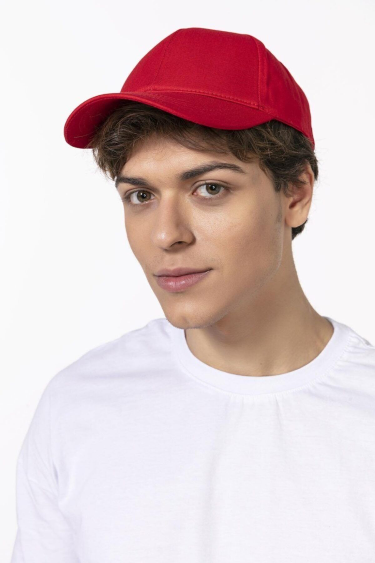Zirve Kırmızı Erkek Düz Renk Şapka