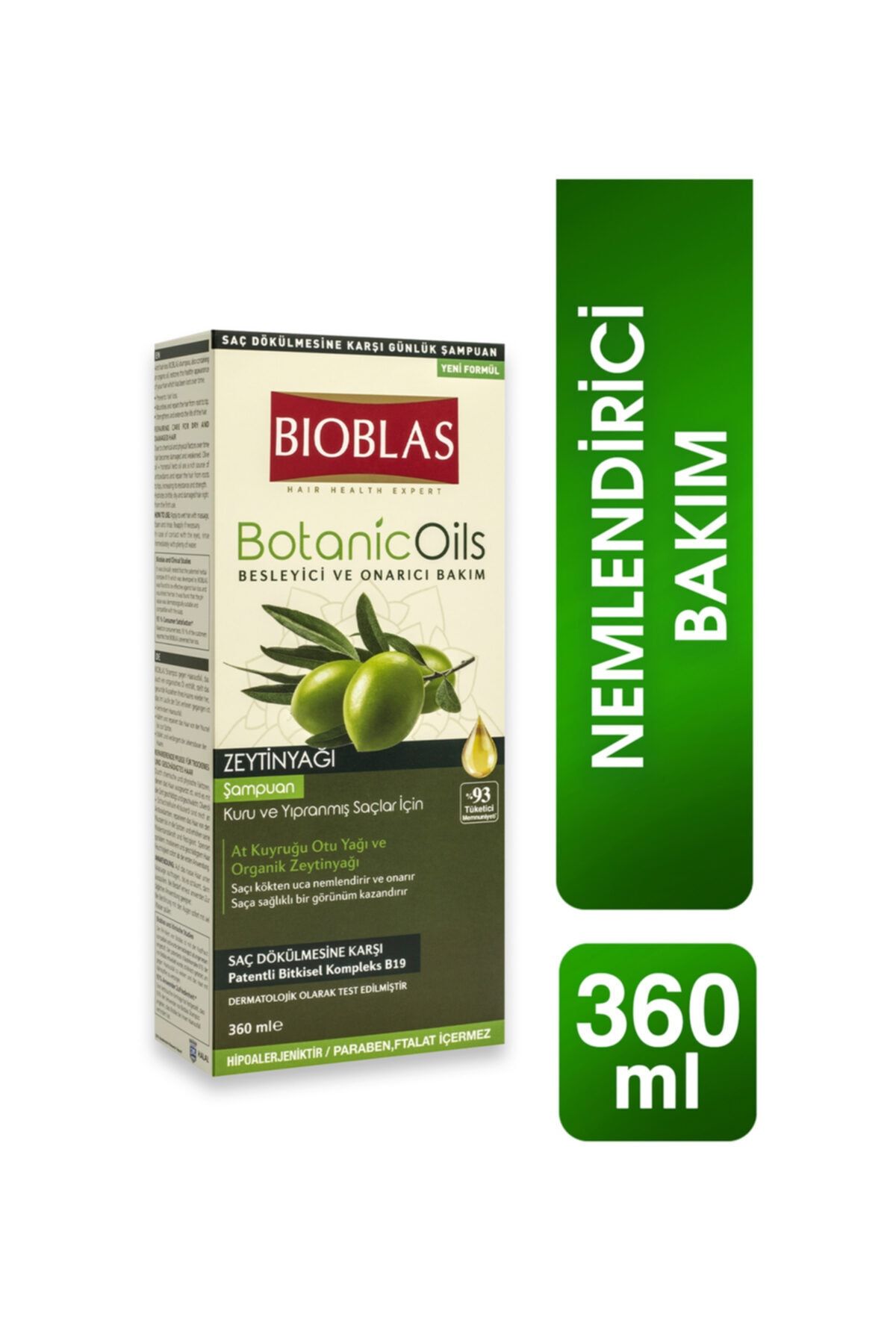 Bioblas Bıoblas Botanıc Oıls Zeytinyağ (Kuru Ve Yıpranmış Saçlar) Şampuan 360 ml