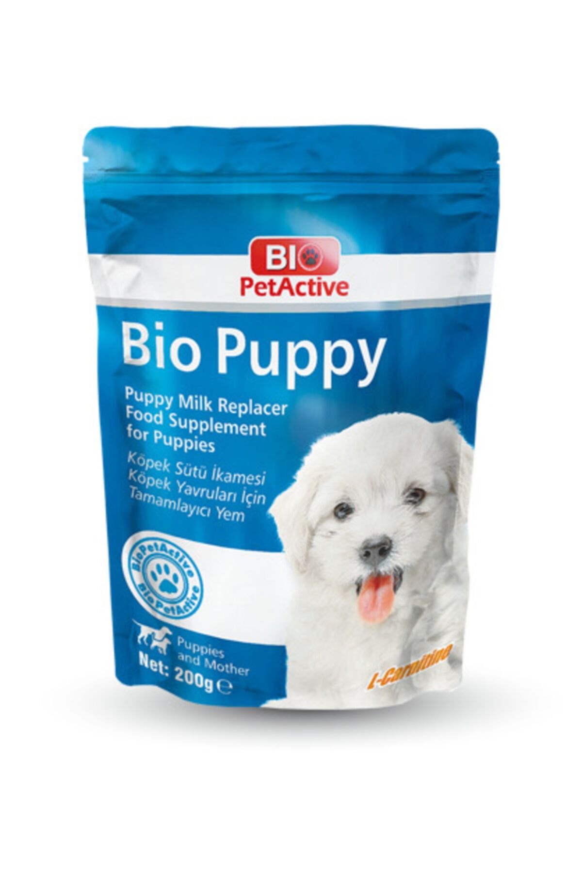 Bio PetActive Bio Puppy Milk Powder | Köpek Sütü Ikamesi Köpek Yavruları Için Tamamlayıcı Yem 200 G.