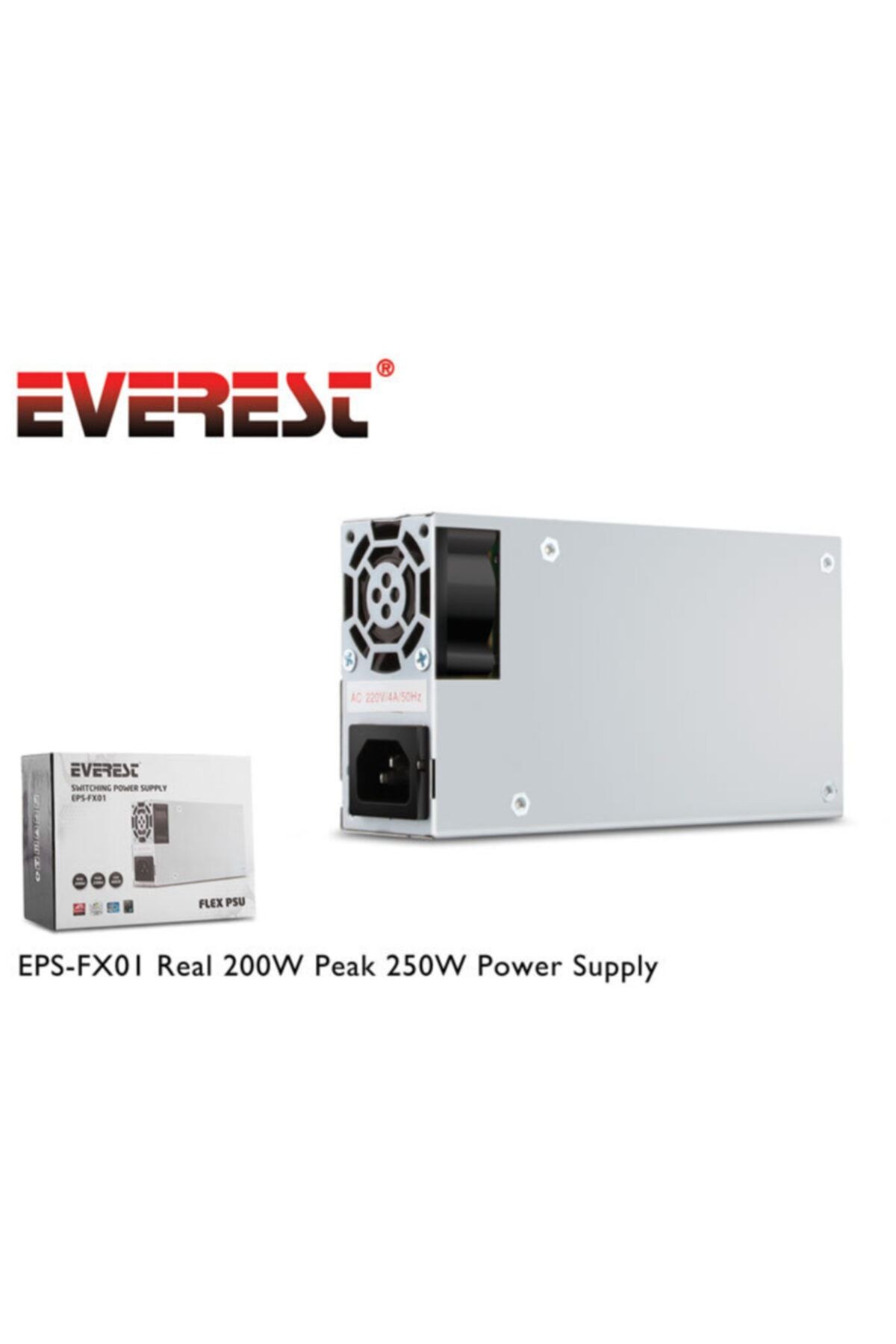 Everest Eps-fx01 Real 200w Peak 250w Slim Power Güç Kaynağı