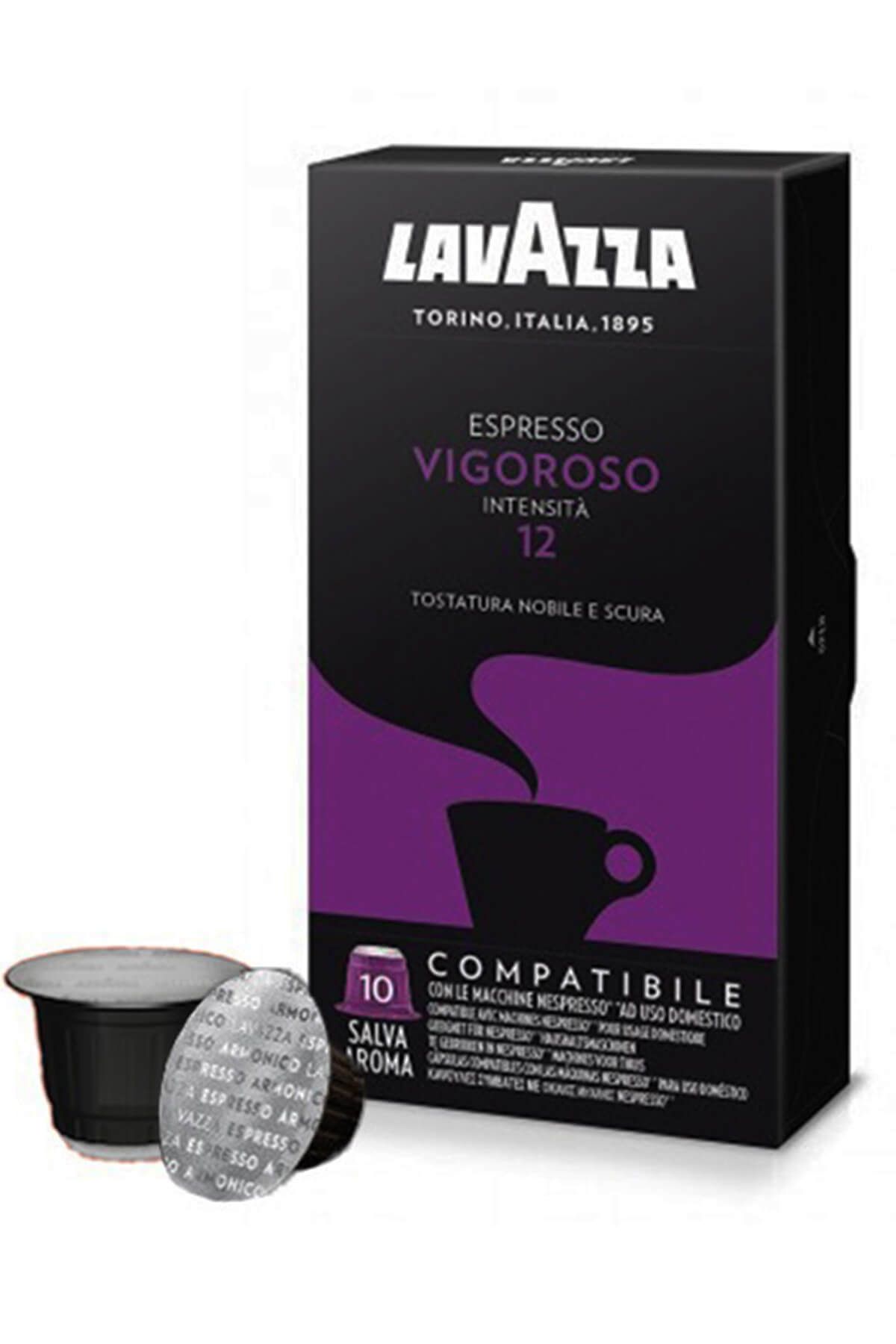 LavAzza Espresso Vigoroso Nespresso Uyumlu Kapsül Kahve 10 Adet