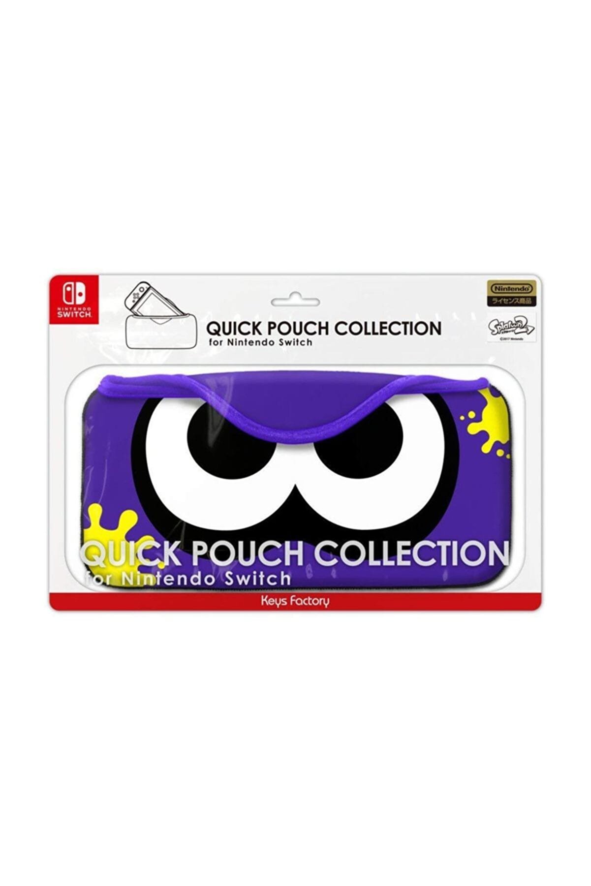 Nintendo Switch Taşıma Kılıfı Splatoon 2 Quick Pouch Collection Purple