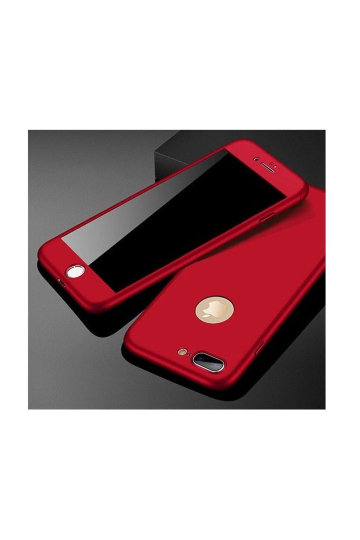Kılıfreyonum İphone 6 Plus 360 Tam Korumalı Kılıf Kırmızı