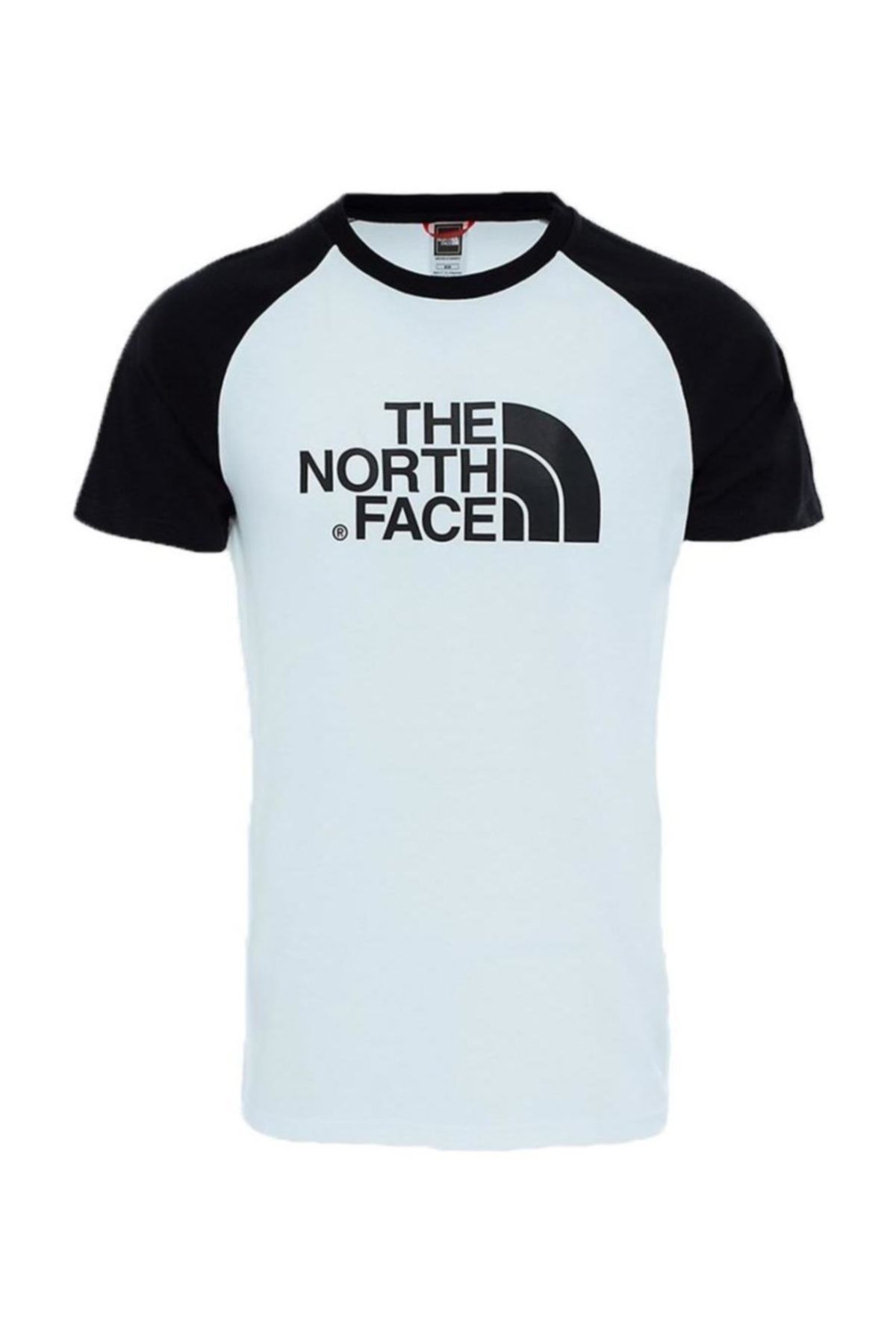 The North Face Raglan Easy Erkek T-shirt Siyah/Beyaz