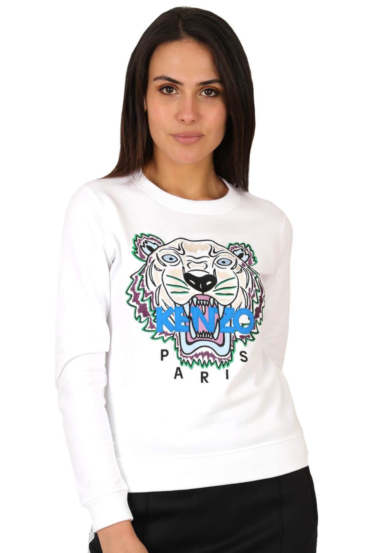 Kenzo Kadın Beyaz Sweatshirt 1091330
