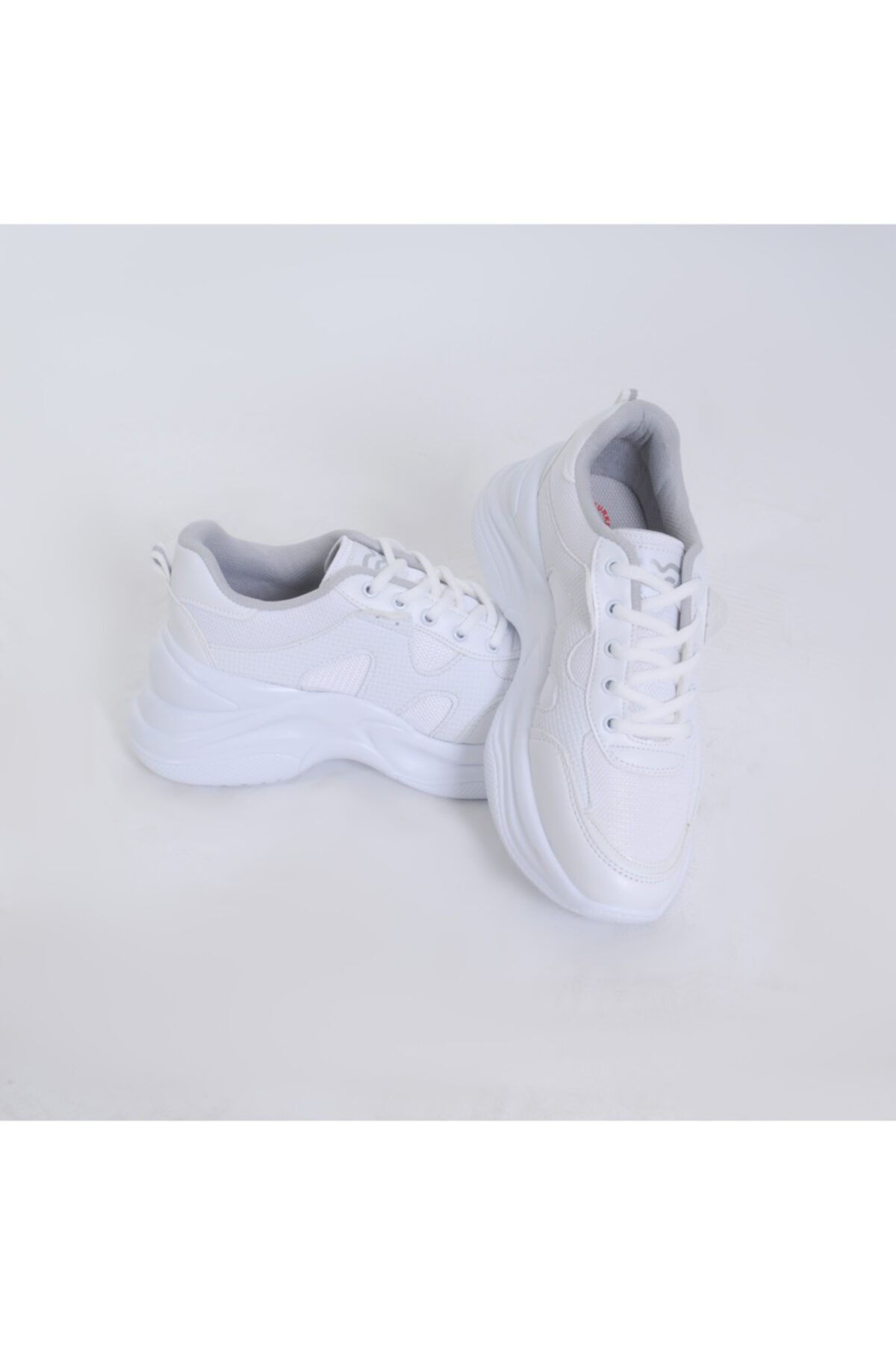 Sidasa 441 Bağlı Beyaz-beyaz Anoraklı Spor Ayakkabı