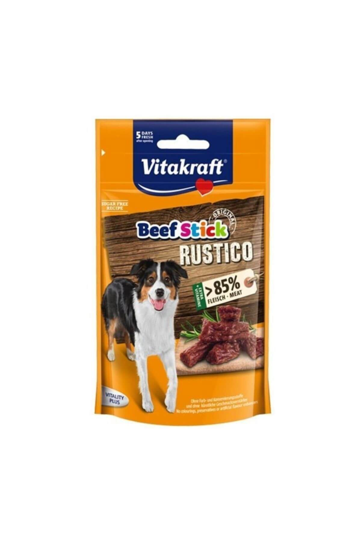 Vitakraft Beef Stick Rustico Dana Eti Parçalarından Köpek Ödülü 55 gr X 1 Adet