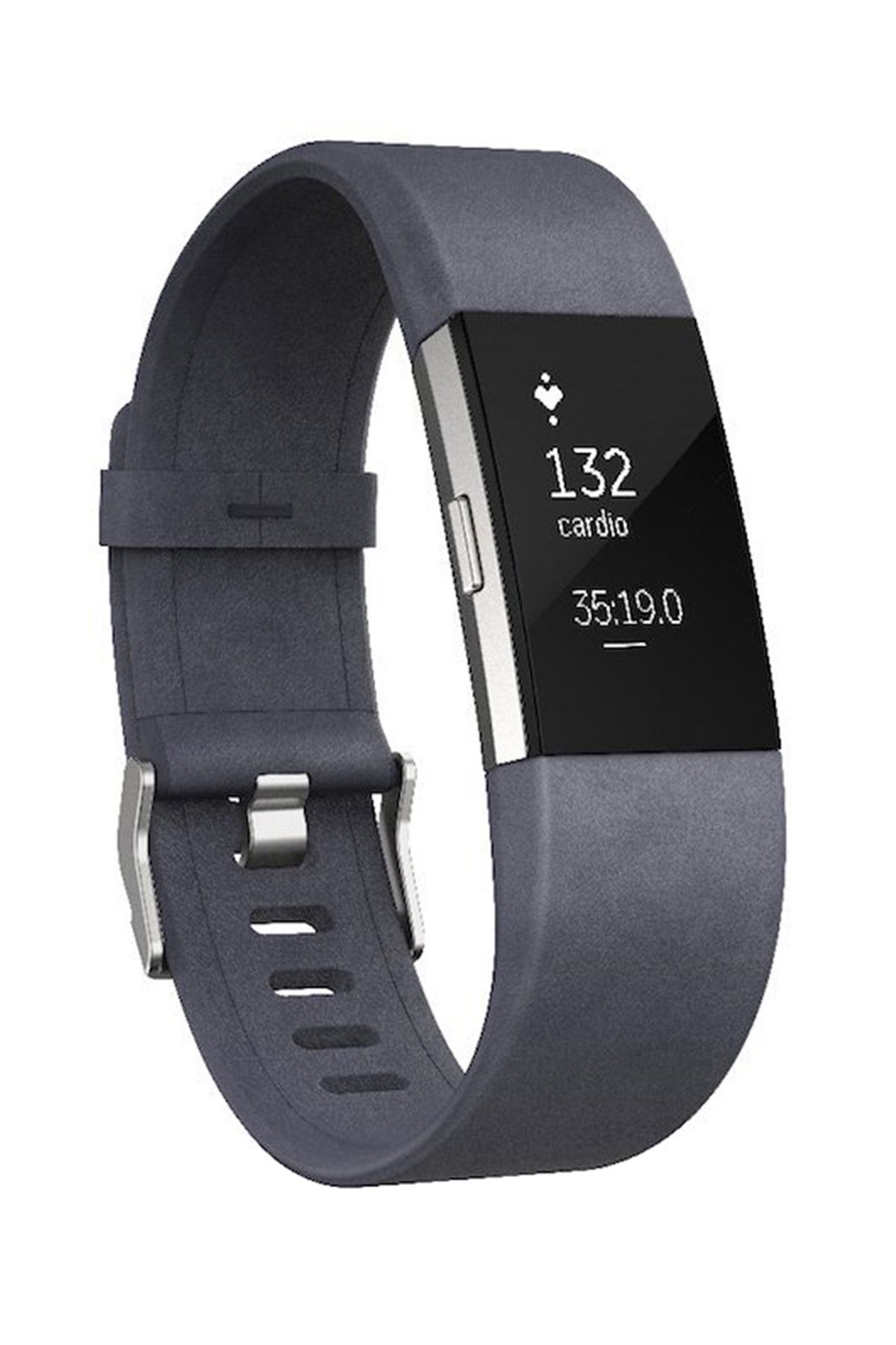 Fitbit Charge 2 Deri Kayış Indigo Large