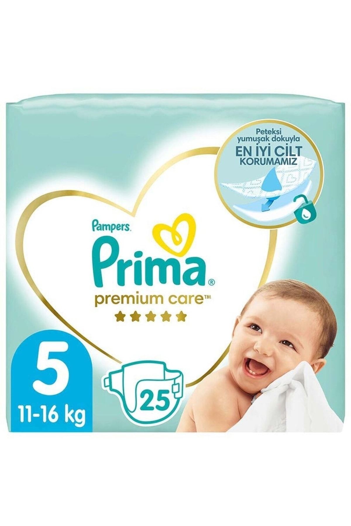 Prima Premium Care Bebek Bezi 5 Beden 25 Adet Junior Ekonomik Paket