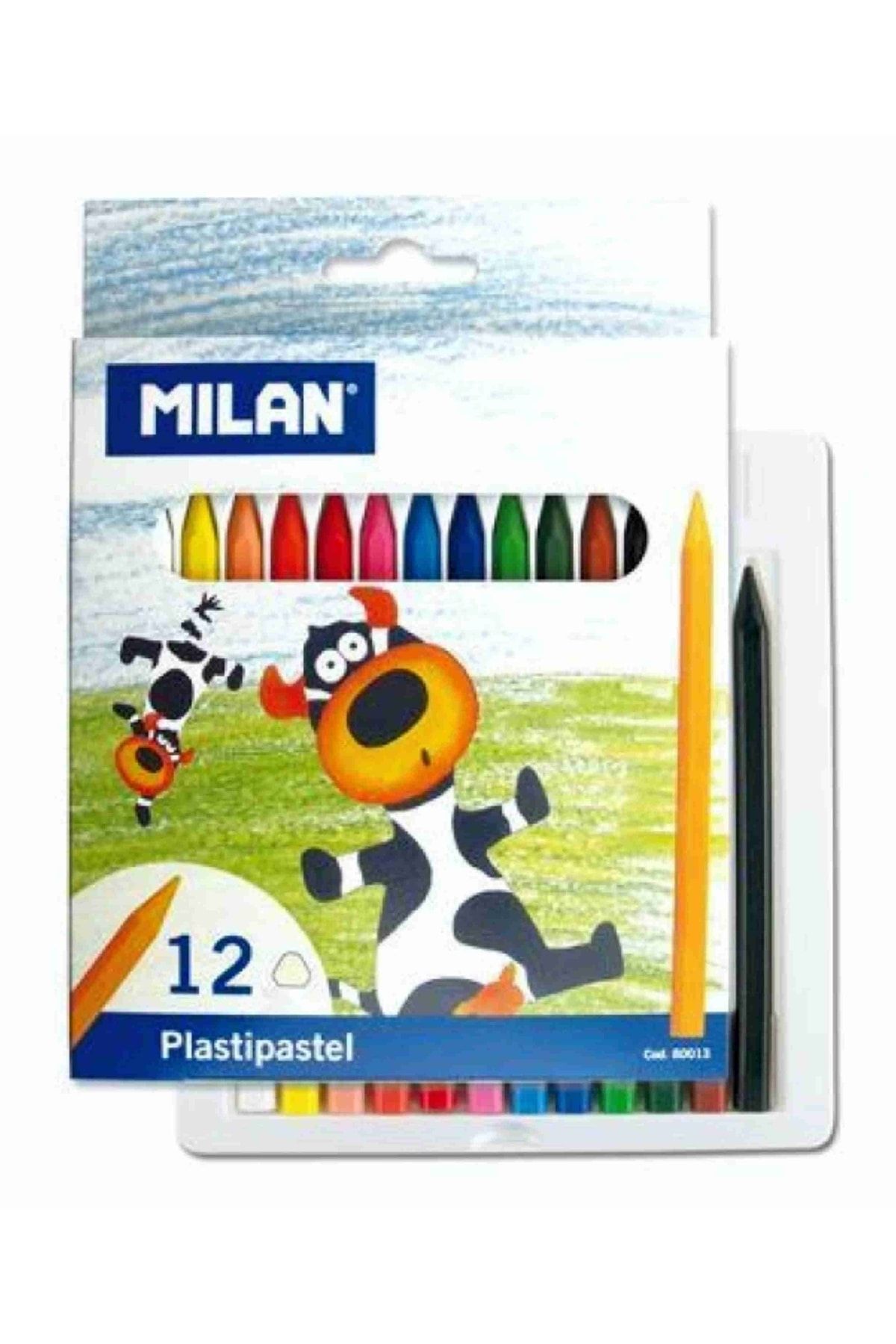 Milan Pastel Boya Kalemi 12'li Plastipastel