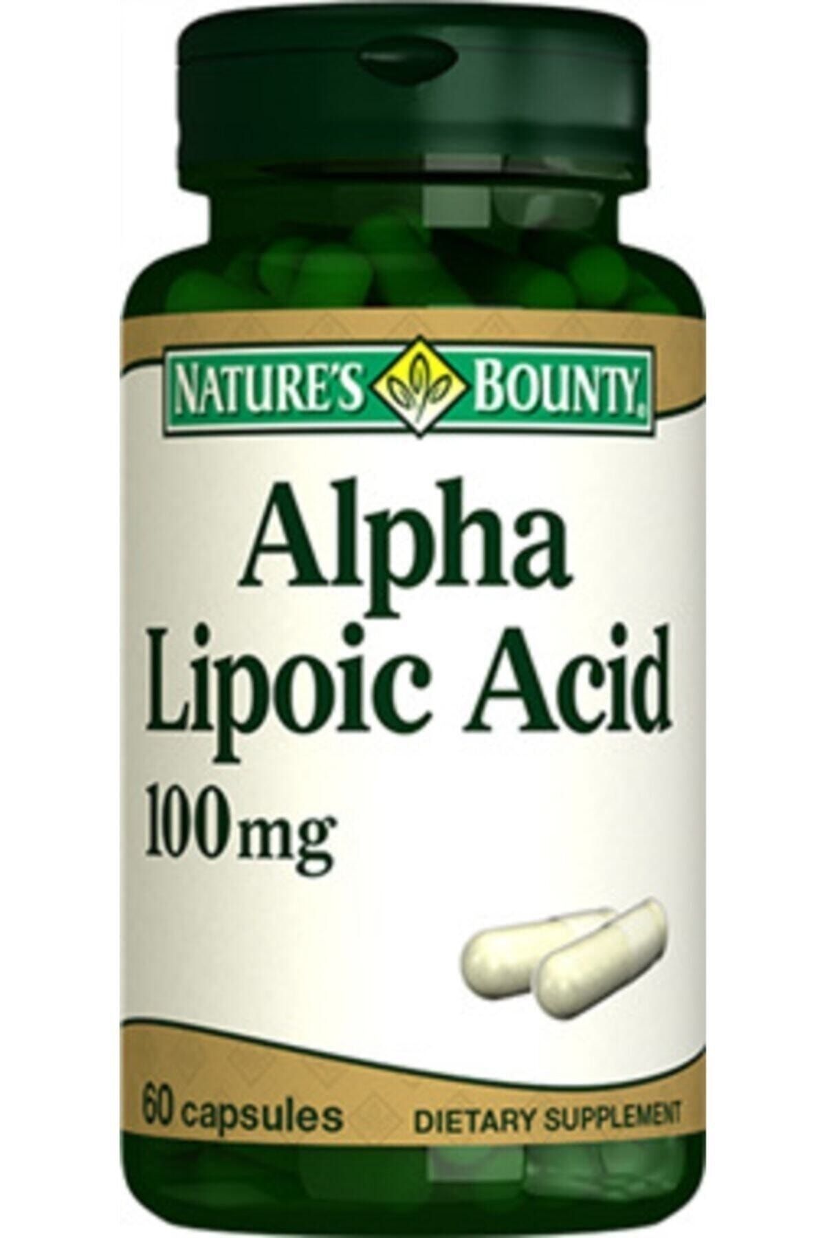 Natures Bounty Alpha Lipoic Acid 100 Mg 60 Kapsül