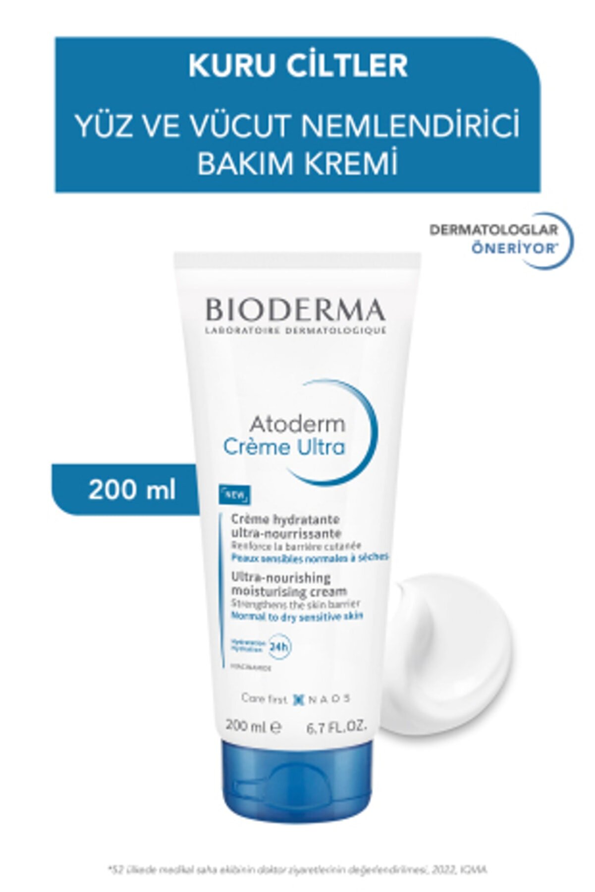 Bioderma Atoderm Cream Tube 200 ml