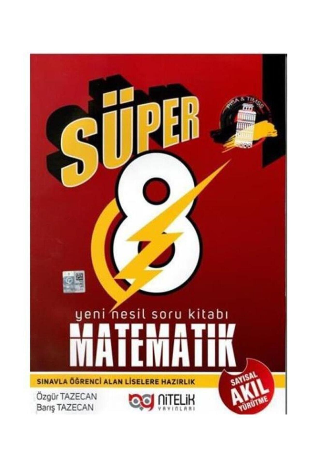 Nitelik Yayınları 8. Sınıf Süper Matematik Akıl Yürütme Soru Bankası