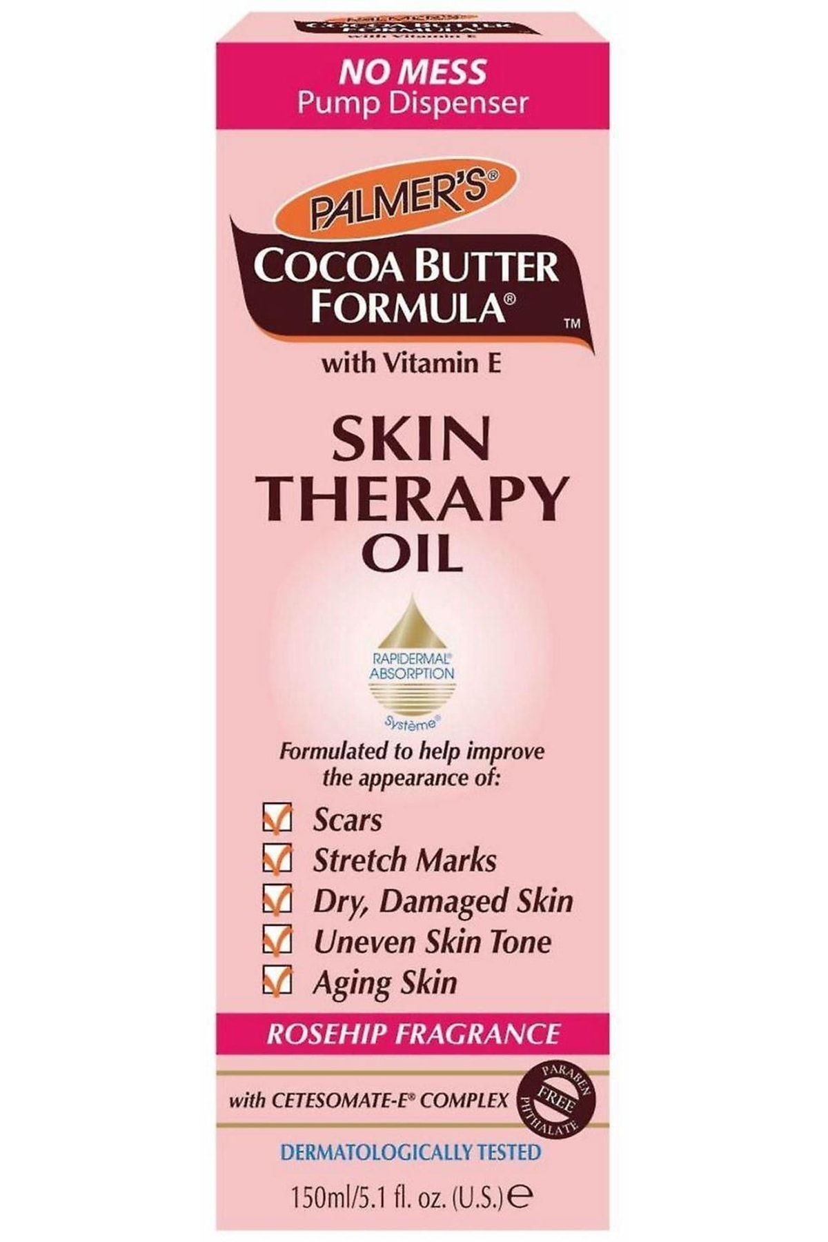 PALMER'S Vücut Yağı - Cocoa Butter Formula Skin Therapy Oil Rosehip Frg.150 ml