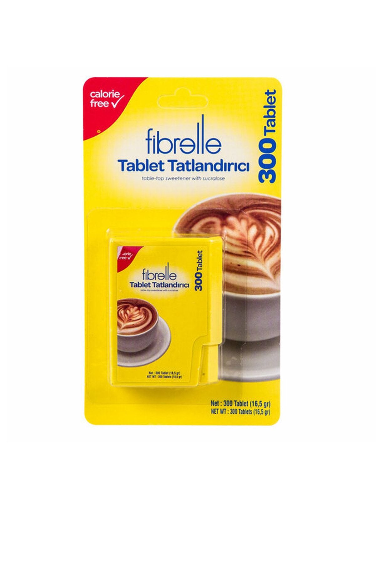 Fibrelle Sukralozlu Tablet Tatlandırıcı 300 Tablet 1 Kutu