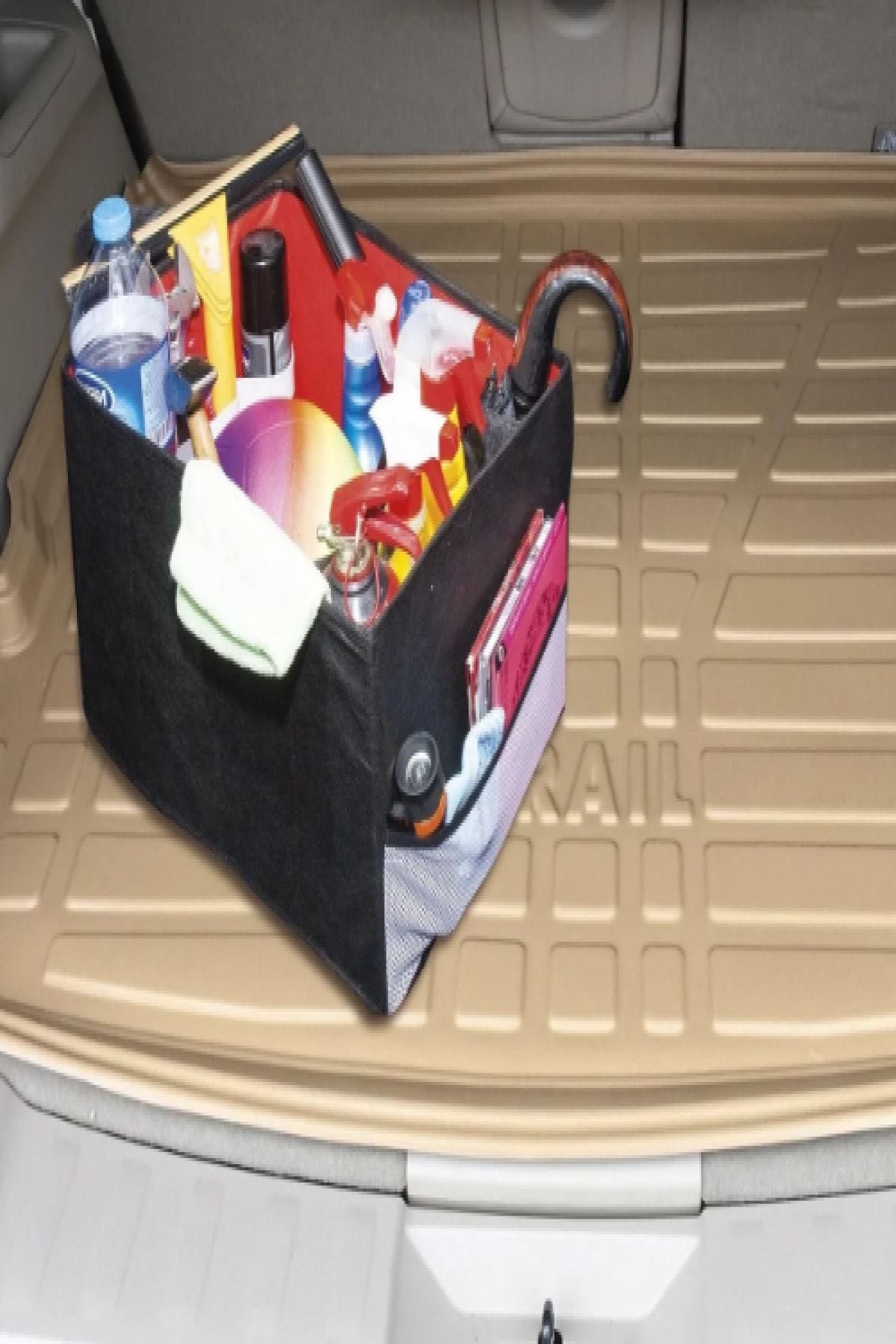 MasterCar Araç Bagaj Çantası Organizer Bagaj Düzenleyici Kaydırmaz Büyük Boy Düzenleyici Bagaj Çantası