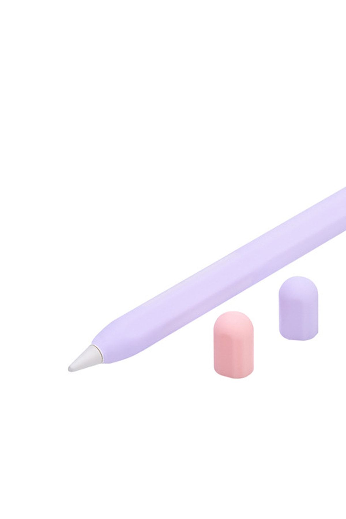 Kyver Pencil 2. Nesil Uyumlu Silikon Koruma Kılıfı Lila