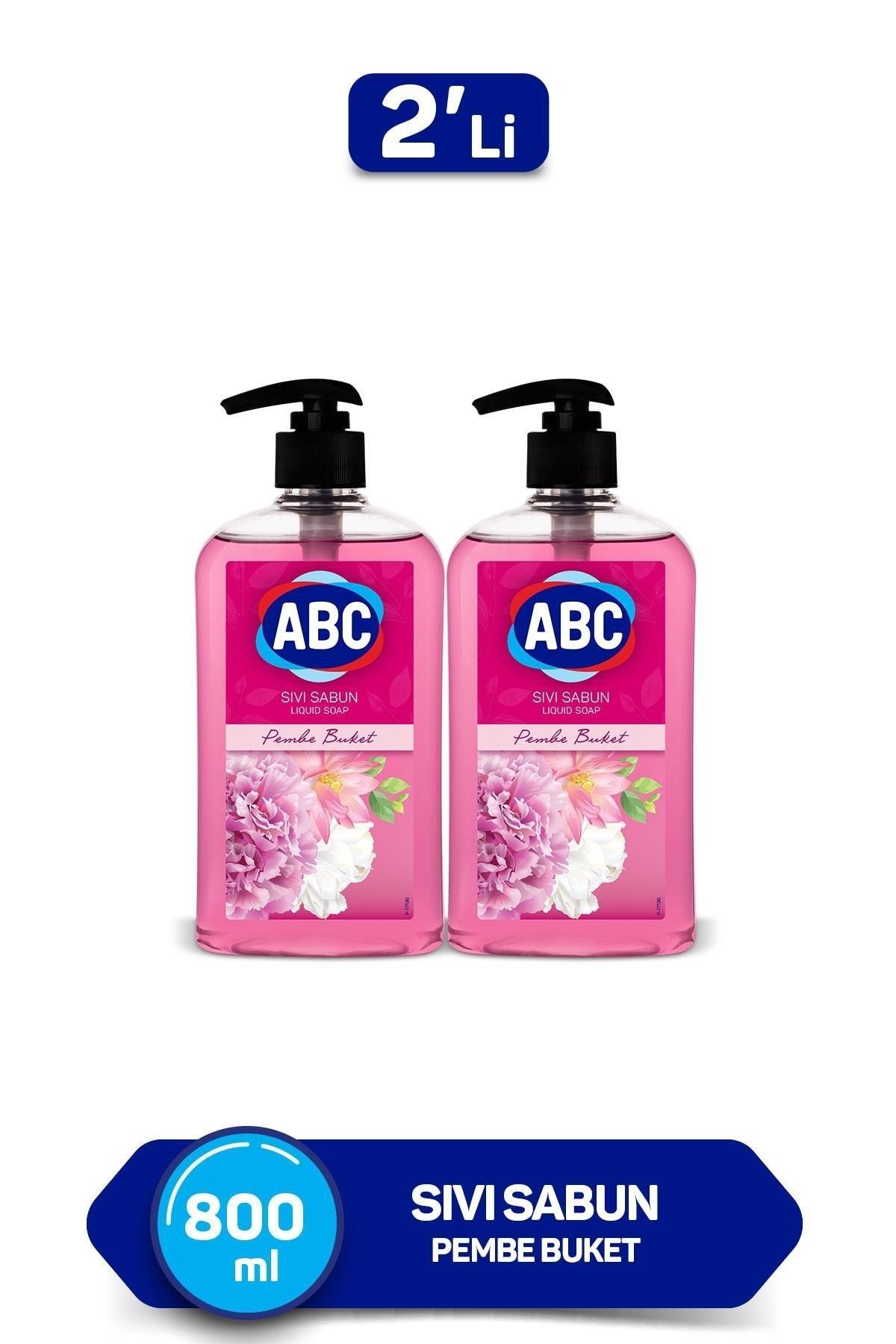 ABC Sıvı Sabun Pembe Buket 400 Ml 2li
