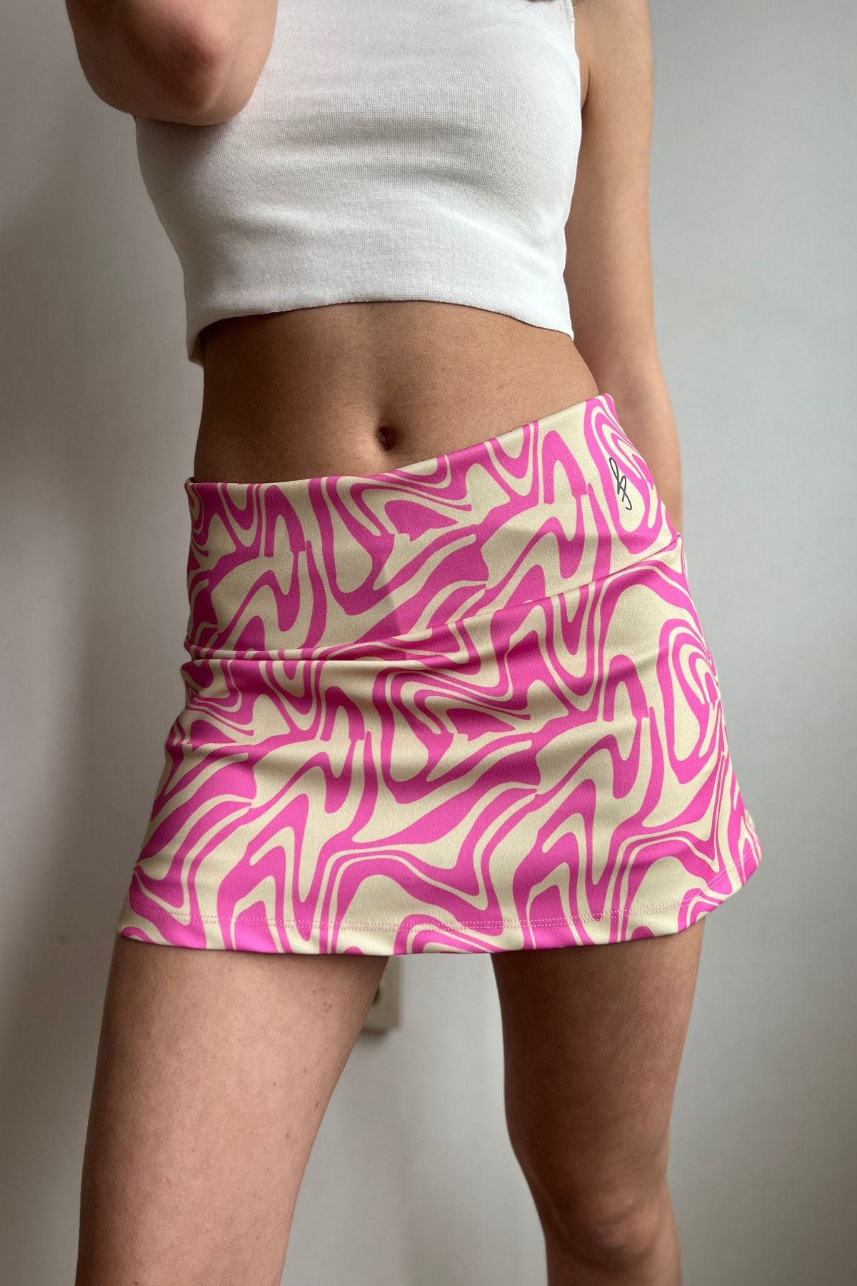 FITCLOCKS Kadın Spor Ve Günlük Kullanım Mini Cepli Tenis Şort Etek | Sports Tennis Skirt + Pocket + Yoga Eteği