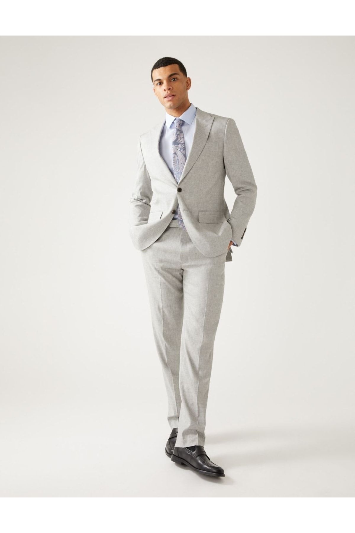 Marks & Spencer Tailored Fit Italian Linen Miracle™ Ceket