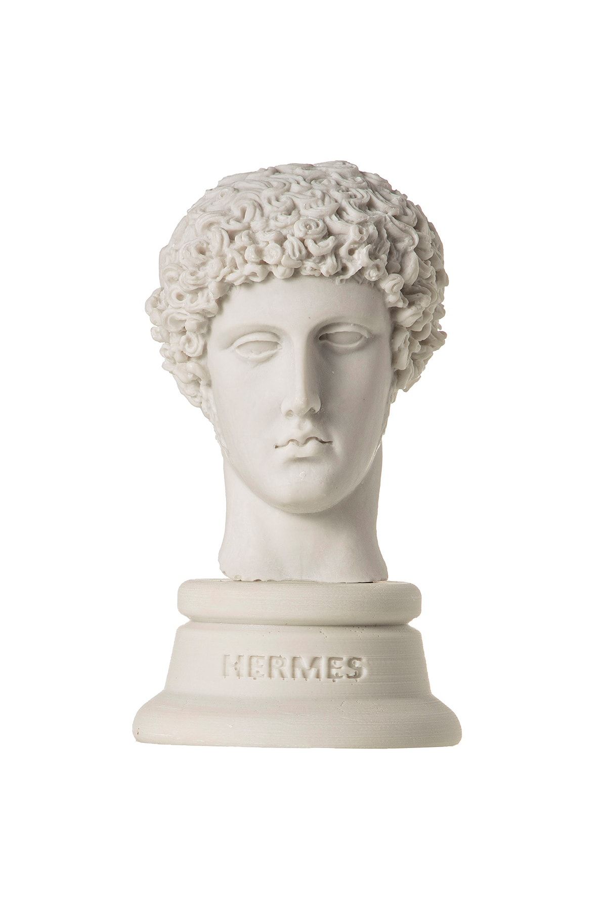 Afka Antik Hermes Kafası Beton El Yapımı Büst Beyaz